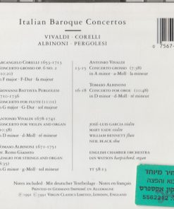 Alternative view of Antonio Vivaldi, Arcangelo Corelli, Tomaso Albinoni, Giovanni Battista Pergolesi, English Chamber Orchestra - Italian Baroque Concertoes (CD, Comp) (Near Mint (NM or M-))