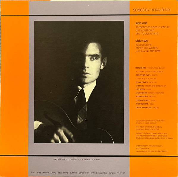 Herald Nix - The Fugitive Kind (LP, Album) (Mint (M)) - Image 2
