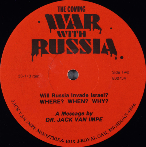 Jack Van Impe - The Coming War With Russia: Will Russia Invade Israel? (LP) (Mint (M)) - Image 4