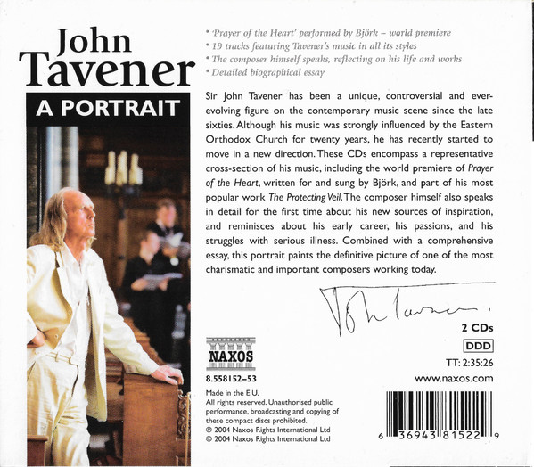 John Tavener - A Portrait (His Works・His Life・His Words) (2xCD, Comp, Ltd) (Near Mint (NM or M-)) - Image 2
