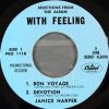Janice Harper - Selections From The Album With Feeling (7", Promo, Smplr) (Very Good Plus (VG+))