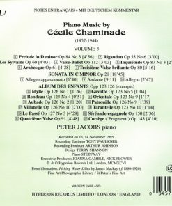 Alternative view of Cécile Chaminade, Peter Jacobs (4) - Piano Music By Cécile Chaminade – 3 (CD) (Near Mint (NM or M-))
