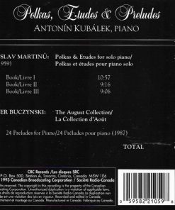 Bohuslav Martinů & Walter Buczynski, Antonin Kubalek - Polkas, Etudes & Preludes (CD, Album) (Near Mint (NM or M-)) - Image 3