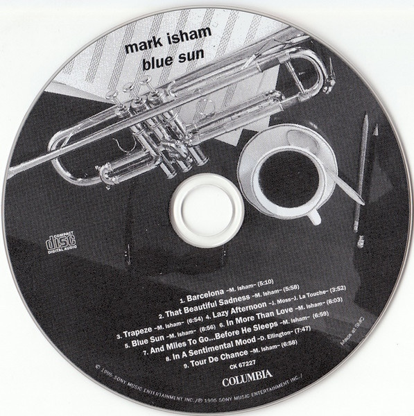 Mark Isham - Blue Sun (CD, Album) (Near Mint (NM or M-)) - Image 3