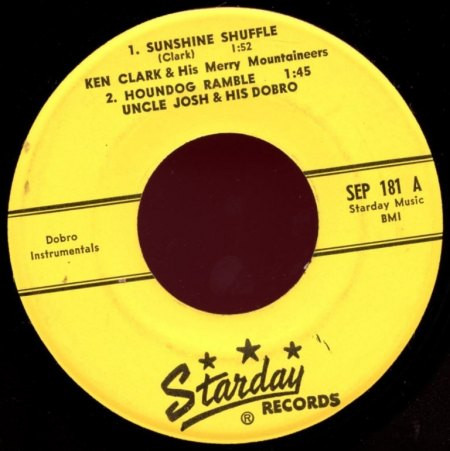 Ken Clark - Sunshine Shuffle (7", EP) (Very Good (VG))