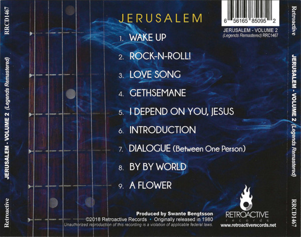Jerusalem (3) - Volume 2 (CD, Album, RE, RM) (Mint (M)) - Image 2
