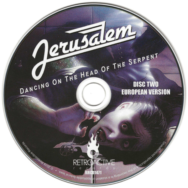 Jerusalem (3) - Dancing On The Head Of The Serpent (2xCD, Album, RE, RM, 30t) (Mint (M)) - Image 4