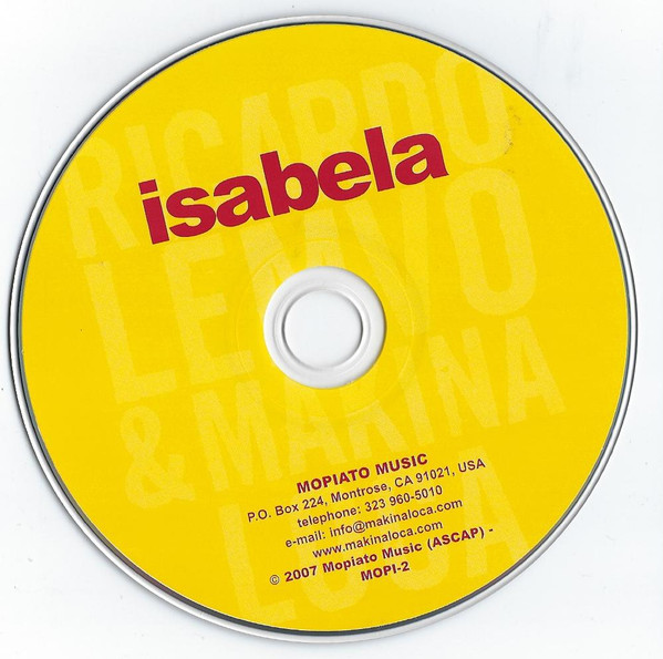 Ricardo Lemvo, Makina Loca - Isabela (CD, Album, Promo, Adv) (Near Mint (NM or M-)) - Image 3