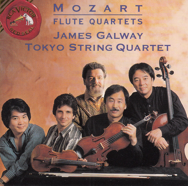 Mozart* – James Galway, Tokyo String Quartet - Flute Quartets (CD, Album, Club) (Mint (M))