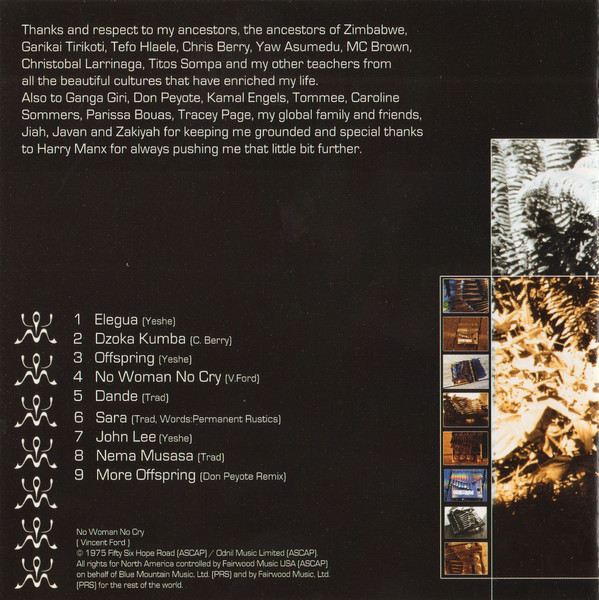 Yeshe (2) - World CitiZen (CD, Album) (Near Mint (NM or M-)) - Image 3