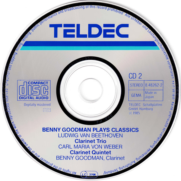 Benny Goodman - Benny Goodman Plays Classics (2xCD, Comp) (Near Mint (NM or M-)) - Image 3