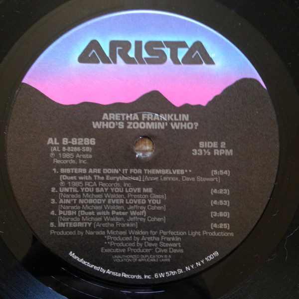 Aretha Franklin - Who's Zoomin' Who? (LP, Album) (Mint (M)) - Image 5