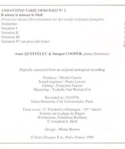 Franz Schubert, Anne Queffélec, Imogen Cooper - Works For Piano Four Hands (2xCD, Album) (Near Mint (NM or M-))