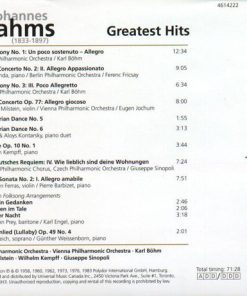 Alternative view of Johannes Brahms - Greatest Hits (CD, Comp) (Near Mint (NM or M-))