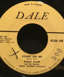 Randy Starr And The Starlets (9), "Bugs" Bower's Orchestra - Count On Me / Pink Lemonade (7", Single) (Very Good Plus (VG+))