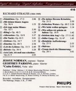 Richard Strauss - Jessye Norman, Geoffrey Parsons (2) - Lieder (CD, Album, Sli) (Near Mint (NM or M-)) - Image 4