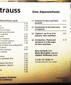 Alternative view of Richard Strauss, Vladimir Ashkenazy, The Cleveland Orchestra - Eine Alpensinfonie, Op.64 (CD, Comp) (Near Mint (NM or M-))