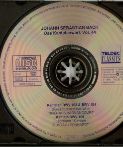 Alternative view of Johann Sebastian Bach - Complete Cantatas Vol. 44 (CD, Album) (Near Mint (NM or M-))