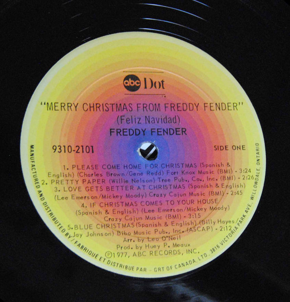Freddy Fender (2) - Merry Christmas Feliz Navidad From (LP, Album) (Mint (M)) - Image 3