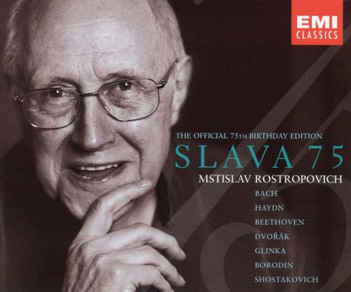 Mstislav Rostropovich - The Official 75th Birthday Edition · Slava 75 (4xCD, Comp) (Near Mint (NM or M-))