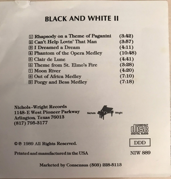 Danny Wright - Black And White II (CD, Album) (Near Mint (NM or M-)) - Image 3