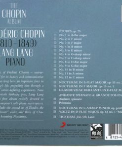 Alternative view of Lang Lang - The Chopin Album (CD, Album) (Near Mint (NM or M-))