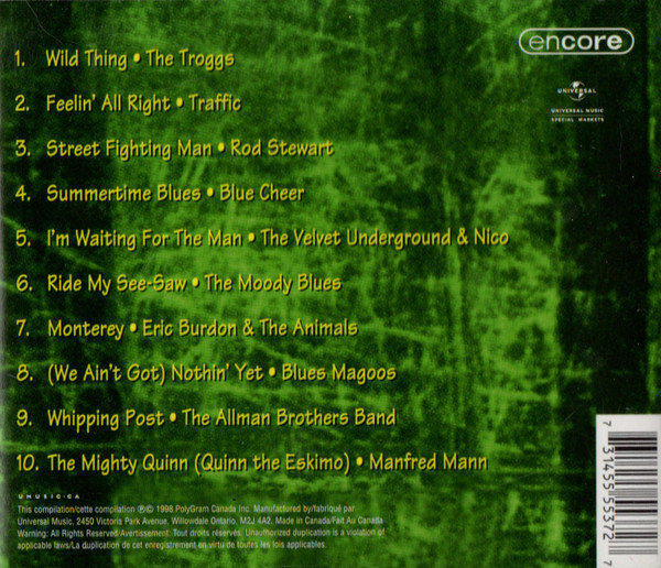 Various - Classic Rock 60's (CD, Comp) (Mint (M)) - Image 2
