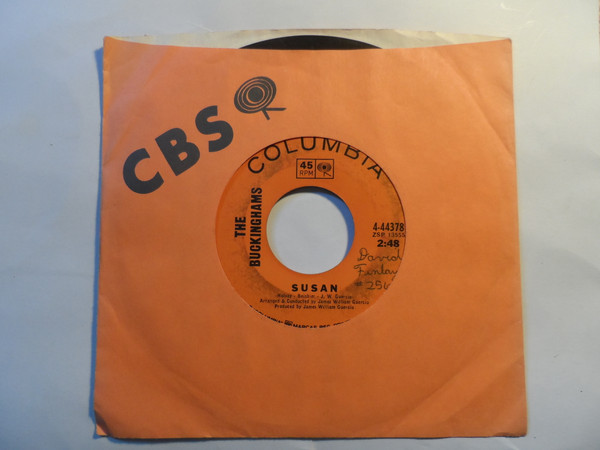 The Buckinghams - Susan (7", Single) (Near Mint (NM or M-)) - Image 2