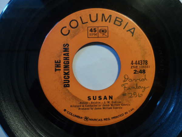 The Buckinghams - Susan (7", Single) (Near Mint (NM or M-)) - Image 3