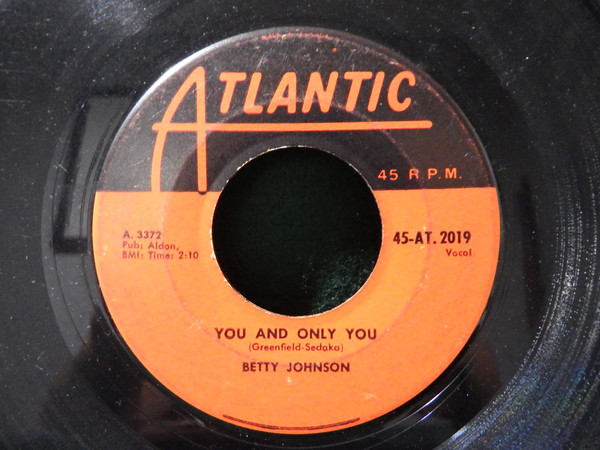 Betty Johnson - Does Your Heart Beat For Me? / You And Only You (7", Single) (Near Mint (NM or M-)) - Image 2