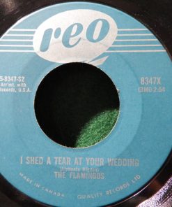 The Flamingos - (They're Writing Songs Of Love) But Not For Me / I Shed A Tear At Your Wedding (7", Single) (Very Good Plus (VG+))