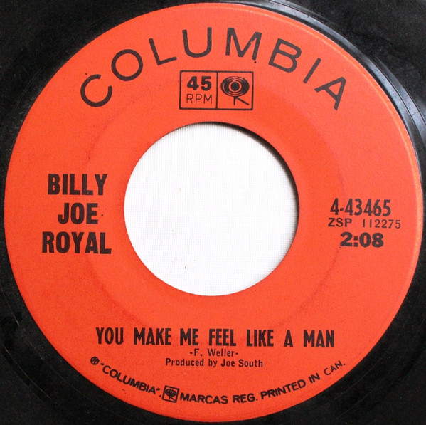 Billy Joe Royal - I've Got To Be Somebody / You Make Me Feel Like A Man (7") (Very Good Plus (VG+)) - Image 2