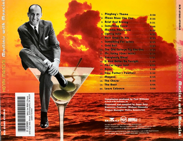 Henry Mancini - Martinis With Mancini (CD, Comp, Club) (Near Mint (NM or M-)) - Image 2