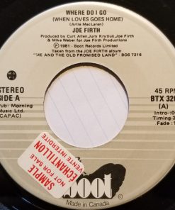 Joe Firth - Where Do I Go (When Love Goes Home) / On The Southbound (7", Single) (Very Good Plus (VG+))