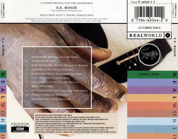 S. E. Rogie - Dead Men Don't Smoke Marijuana (CD, Album) (Near Mint (NM or M-)) - Image 2