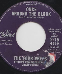 Alternative view of The Four Preps - The Seine / Once More Around The Block (7", Single) (Very Good Plus (VG+))