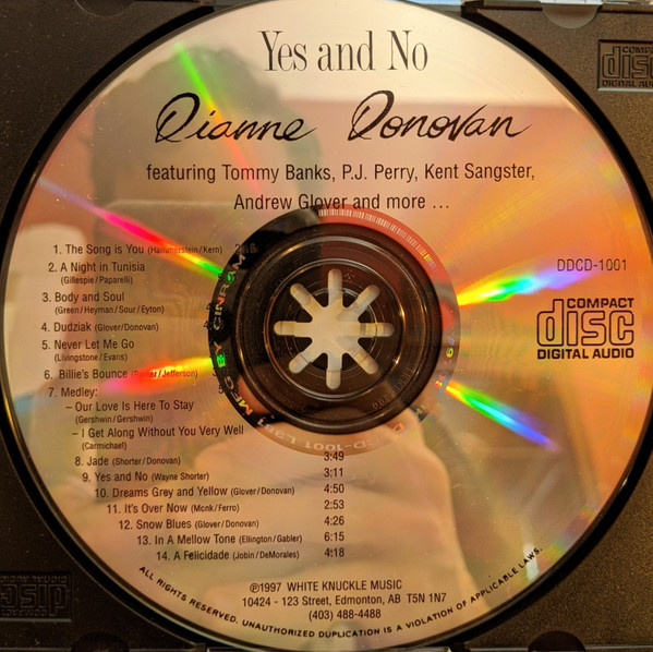 Dianne Donovan - Yes And No (CD, Album) (Near Mint (NM or M-)) - Image 5