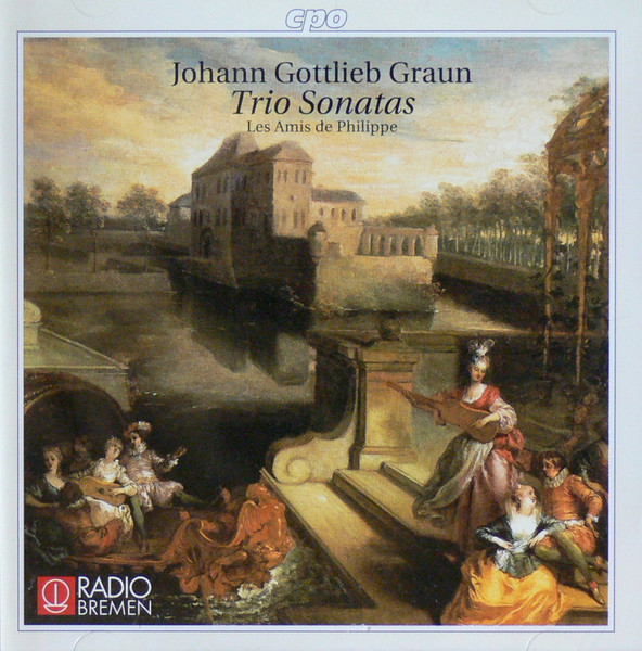 Johann Gottlieb Graun - Les Amis De Philippe - Trio Sonatas (CD, Album) (Near Mint (NM or M-))