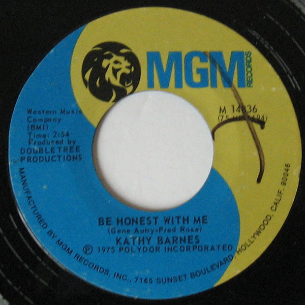 Kathy Barnes - Paper Cups (7", Single) (Very Good Plus (VG+)) - Image 2