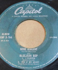 Gene Vincent & His Blue Caps - Bluejean Bop (7", EP) (Near Mint (NM or M-))