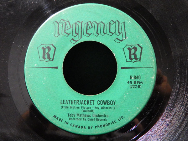 Tobin Matthews - Ruby Duby Du / Leatherjacket Cowboy (7") (Near Mint (NM or M-)) - Image 2