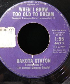 Dakota Staton - When I Grow Too Old To Dream / Mean And Evil Blues (7", Single) (Very Good Plus (VG+))