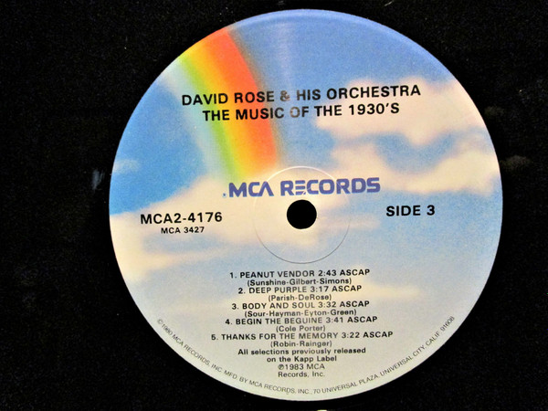 David Rose & His Orchestra - The Music Of The 1930’s (2xLP, Comp) (Mint (M)) - Image 5