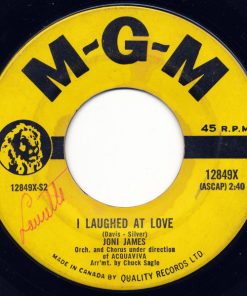 Alternative view of Joni James - Little Things Mean A Lot / I Laughed At Love (7", Single) (Very Good Plus (VG+))