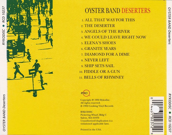 Oysterband - Deserters (CD, Album) (Near Mint (NM or M-)) - Image 2
