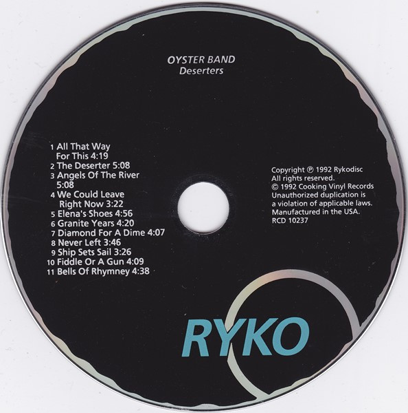 Oysterband - Deserters (CD, Album) (Near Mint (NM or M-)) - Image 3