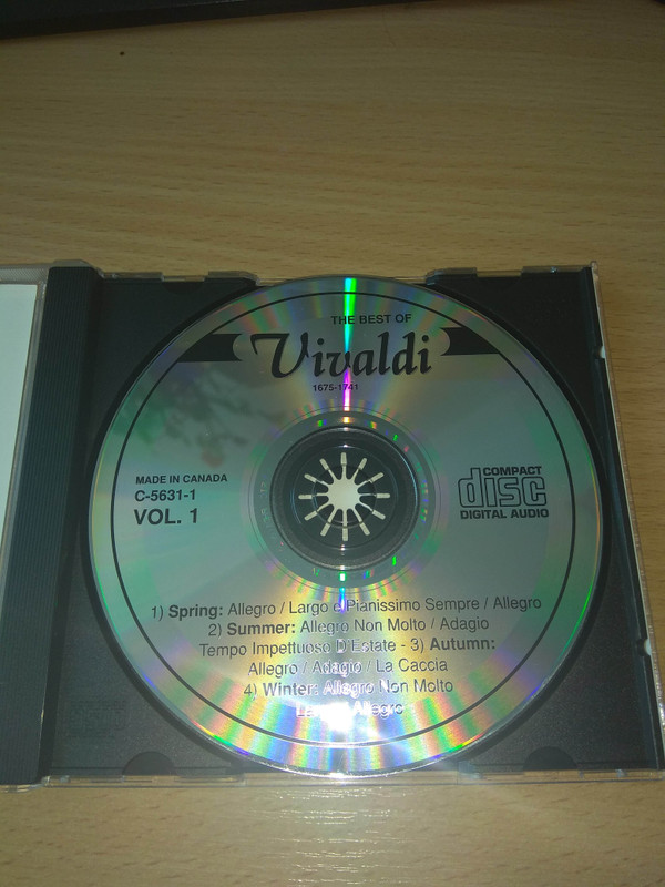 Antonio Vivaldi - The Best of Vivaldi Vol. 1 (CD) (Near Mint (NM or M-)) - Image 3