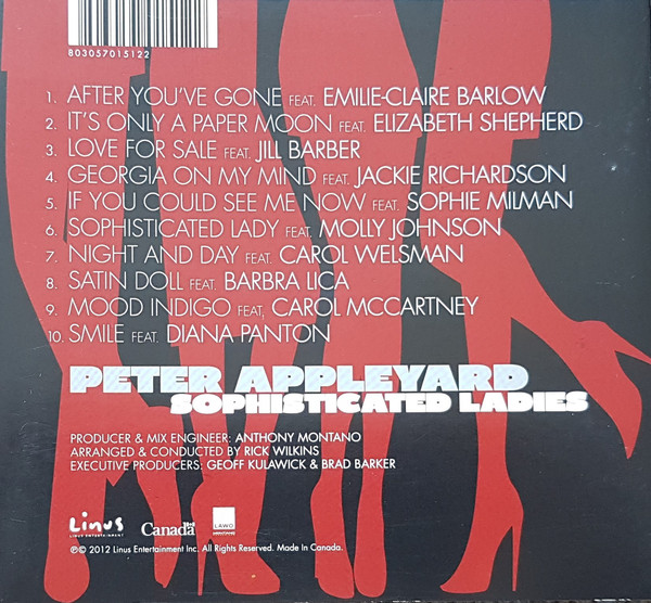 Peter Appleyard - Sophisticated Ladies (CD, Album) (Near Mint (NM or M-)) - Image 2
