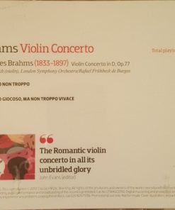 Alternative view of Johannes Brahms, Igor Oistrach And The London Symphony Orchestra Conducted By Rafael Frühbeck De Burgos - Brahms Violin Concerto (CD, Comp) (Near Mint (NM or M-))