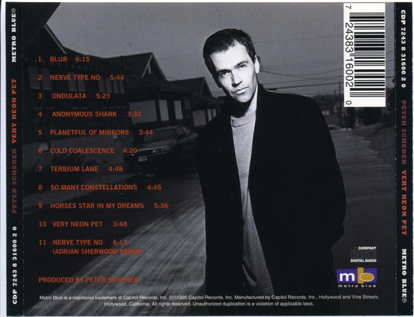 Peter Scherer - Very Neon Pet (CD, Album) (Near Mint (NM or M-)) - Image 2